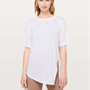 Lululemon Sneak Out Short Sleeve - White - 6